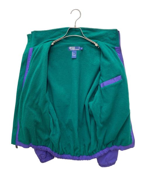 POLO RALPH LAUREN（ポロ・ラルフローレン）POLO RALPH LAUREN (ポロ・ラルフローレン) ナイロンショートジャケット パープル サイズ:Sの古着・服飾アイテム