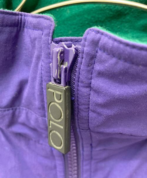 POLO RALPH LAUREN（ポロ・ラルフローレン）POLO RALPH LAUREN (ポロ・ラルフローレン) ナイロンショートジャケット パープル サイズ:Sの古着・服飾アイテム