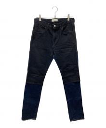 jieda（ジエダ）の古着「2WAY DENIM PANTS OW」｜インディゴ×ブラック