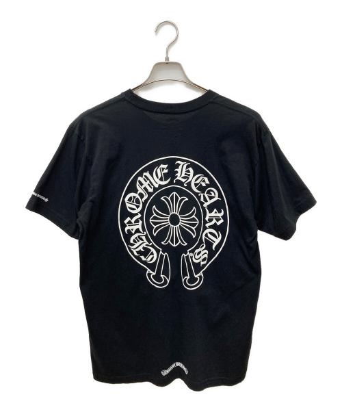 CHROME HEARTS（クロムハーツ）CHROME HEARTS (クロムハーツ) Horse Shoe Logo Pocket T-Shirt ブラック サイズ:Lの古着・服飾アイテム