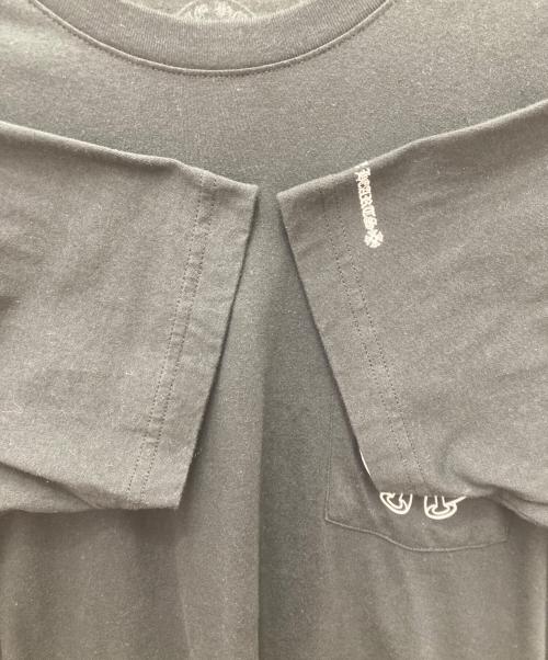 CHROME HEARTS（クロムハーツ）CHROME HEARTS (クロムハーツ) Horse Shoe Logo Pocket T-Shirt ブラック サイズ:Lの古着・服飾アイテム