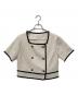 HER LIP TO (ハーリップトゥ) Mondrian Tweed Set-Up セットアップブラウス ホワイト サイズ:M：7000円