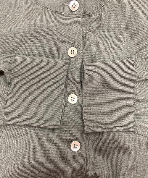 ALEXANDER WANG.T（アレキサンダーワンティー）ALEXANDER WANG.T (アレキサンダーワンティー) Superfine Cropped Crewneck Cardigan ニットカーディガン ブラック サイズ:Sの古着・服飾アイテム