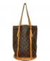 LOUIS VUITTON (ルイ ヴィトン) バケットGM トートバッグ ブラウン：19000円