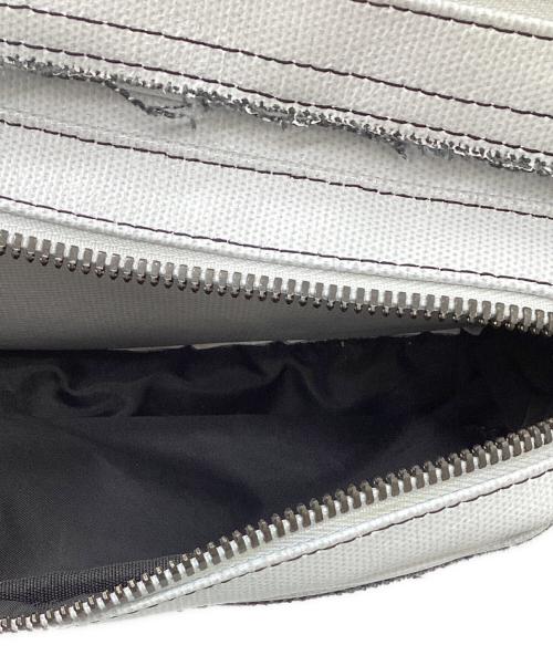 DIESEL（ディーゼル）DIESEL (ディーゼル) コーテッドキャンバスウエストバッグ ホワイトの古着・服飾アイテム