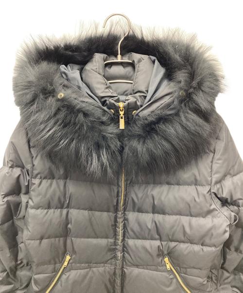 eimy istoire（エイミーイストワール）eimy istoire (エイミーイストワール) ロングラクーンファーダウン ブラック サイズ:Sの古着・服飾アイテム