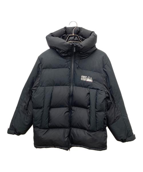 FIRST DOWN（ファーストダウン）FIRST DOWN (ファーストダウン) ダウンジャケット ブラック サイズ:Sの古着・服飾アイテム
