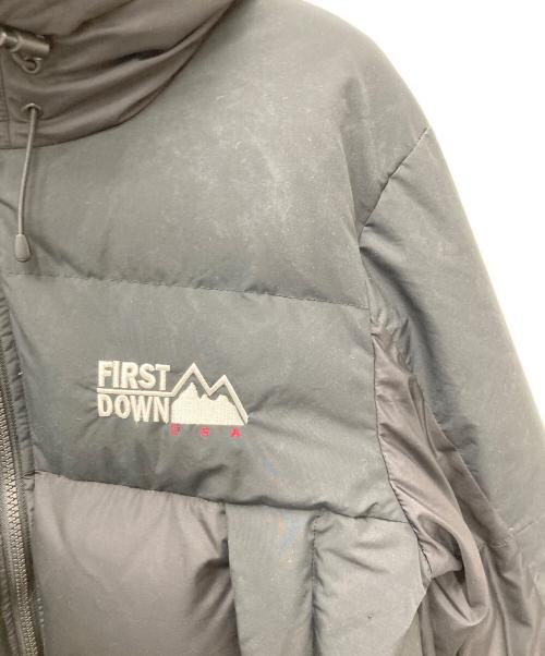 FIRST DOWN（ファーストダウン）FIRST DOWN (ファーストダウン) ダウンジャケット ブラック サイズ:Sの古着・服飾アイテム