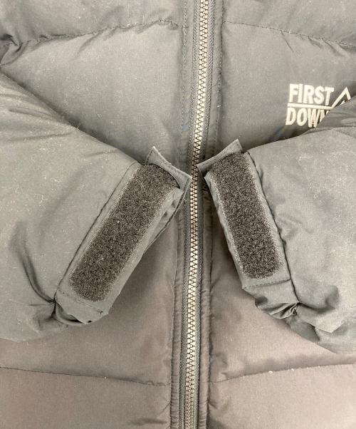 FIRST DOWN（ファーストダウン）FIRST DOWN (ファーストダウン) ダウンジャケット ブラック サイズ:Sの古着・服飾アイテム
