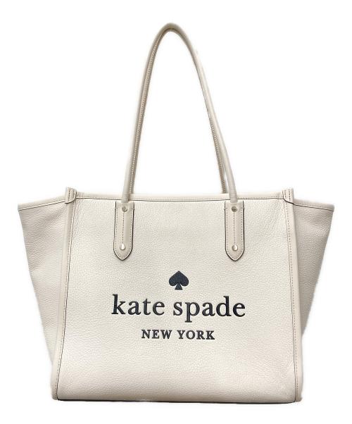 Kate Spade（ケイトスペード）Kate Spade (ケイトスペード) エラ トートバッグ アイボリーの古着・服飾アイテム