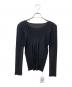 PLEATS PLEASE（プリーツプリーズ）の古着「RIB PLEATS BASICS Top」｜ブラック