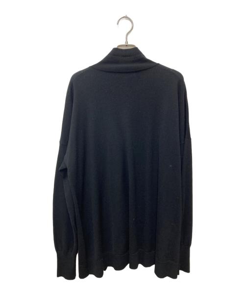 ENFOLD（エンフォルド）ENFOLD (エンフォルド) CURVE-HEM PULLOVER ニット ブラック サイズ:38の古着・服飾アイテム