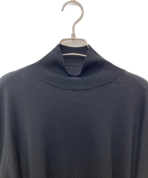 ENFOLD（エンフォルド）ENFOLD (エンフォルド) CURVE-HEM PULLOVER ニット ブラック サイズ:38の古着・服飾アイテム