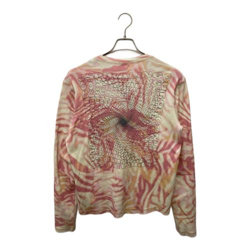 DIESEL（ディーゼル）DIESEL (ディーゼル) タイダイ柄ヘンリーネックカットソー T-SER ベージュ サイズ:Sの古着・服飾アイテム