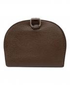 GUCCIグッチ）の古着「半円型ウォレット」｜ブラウン