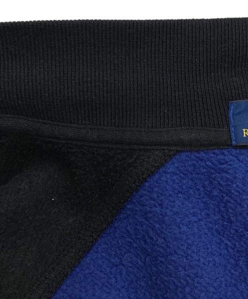 POLO RALPH LAUREN（ポロ・ラルフローレン）POLO RALPH LAUREN (ポロ・ラルフローレン) スウェットスタジャン ネイビー×ブラック サイズ:Sの古着・服飾アイテム
