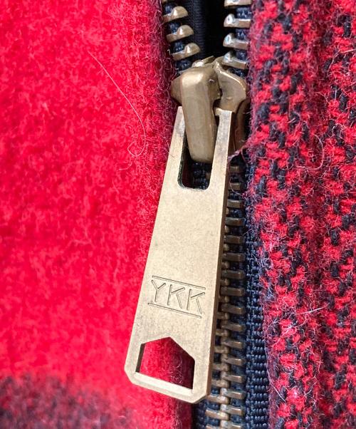 WOOLRICH（ウールリッチ）WOOLRICH (ウールリッチ) バッファローチェックジャケット レッド×ブラック サイズ:Mの古着・服飾アイテム