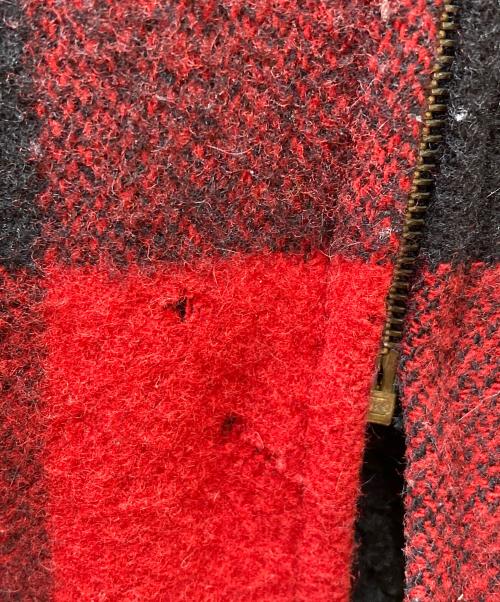 WOOLRICH（ウールリッチ）WOOLRICH (ウールリッチ) バッファローチェックジャケット レッド×ブラック サイズ:Mの古着・服飾アイテム
