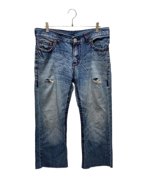 TRUE RELIGION（トゥルー レリジョン）TRUE RELIGION (トゥルー レリジョン) RAINBOW JOEY デニムパンツ インディゴ サイズ:91cm (W36)の古着・服飾アイテム