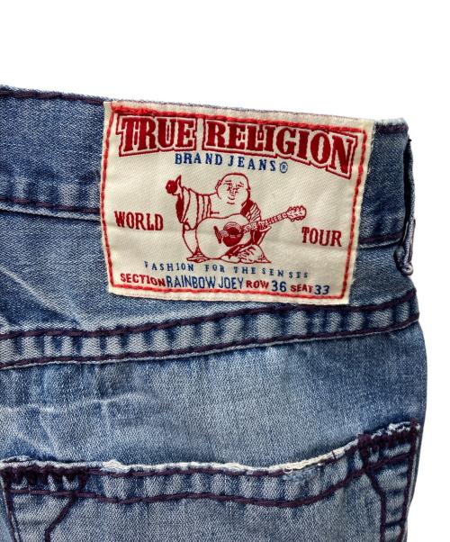 TRUE RELIGION（トゥルー レリジョン）TRUE RELIGION (トゥルー レリジョン) RAINBOW JOEY デニムパンツ インディゴ サイズ:91cm (W36)の古着・服飾アイテム