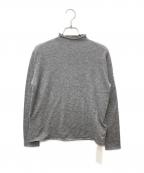Fano Studiosファノ ストゥディオズ）の古着「モックネック ウールニットトップス」｜グレー