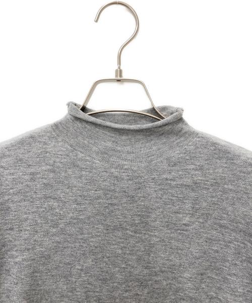 Fano Studios（ファノ ストゥディオズ）Fano Studios (ファノ ストゥディオズ) モックネック ウールニットトップス グレー サイズ:S 未使用品の古着・服飾アイテム