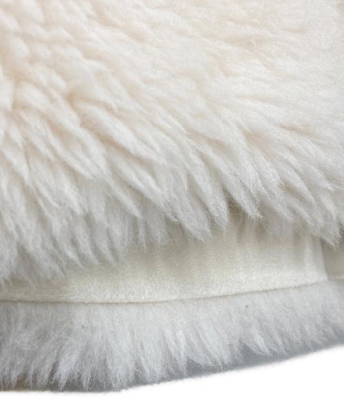 Diagram GRACE CONTINENTAL（ダイアグラム グレースコンチネンタル）Diagram GRACE CONTINENTAL (ダイアグラム グレースコンチネンタル) ウールボアジャケット ベージュ サイズ:36の古着・服飾アイテム