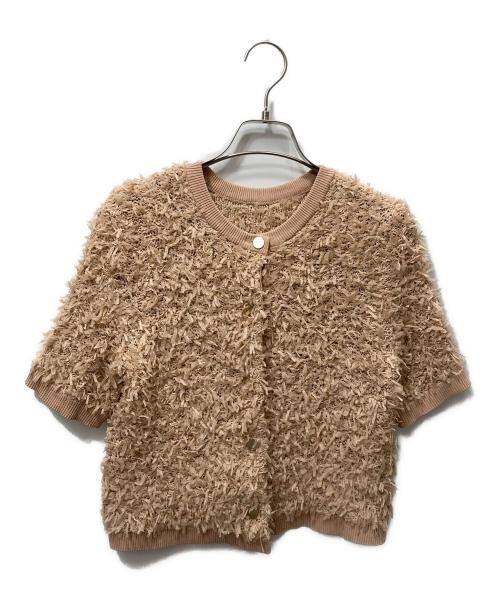 ANAYI（アナイ）ANAYI (アナイ) チュールツイード プルオーバー ベージュ サイズ:38 未使用品の古着・服飾アイテム