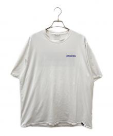 Patagonia（パタゴニア）の古着「キャプリーンクールデイリー ロゴTシャツ」｜ホワイト