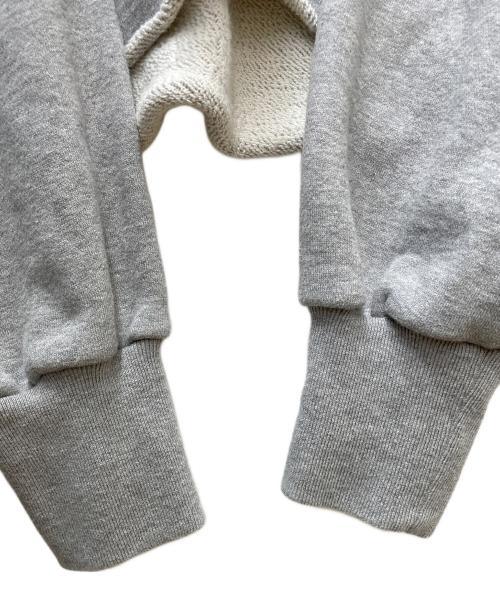 Whim Gazette（ウィムガゼット）Whim Gazette (ウィムガゼット) スウェットVネックプルオーバー グレー サイズ:Ｆの古着・服飾アイテム