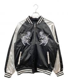 朧（オボロ）の古着「狼スカジャン」｜ブラック