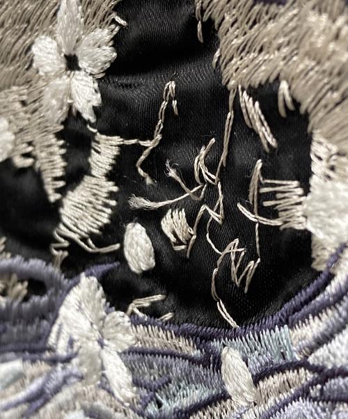 朧（オボロ）朧 (オボロ) 狼スカジャン ブラック サイズ:XLの古着・服飾アイテム