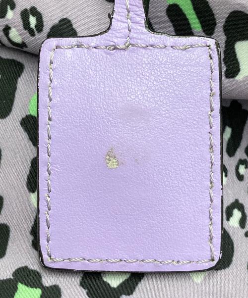 VERSACE（ヴェルサーチェ）VERSACE (ヴェルサーチェ) プリントトートバッグ DBFI004 パープルの古着・服飾アイテム