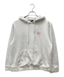 stussy（ステューシー）の古着「プルオーバーパーカー」｜ホワイト
