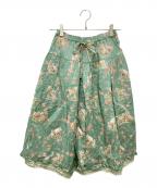 PINK HOUSEピンクハウス）の古着「ひつじプリントスカート」｜グリーン