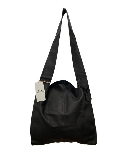 REN（レン）REN (レン) HALLIEレザーショルダーバッグ ブラックの古着・服飾アイテム