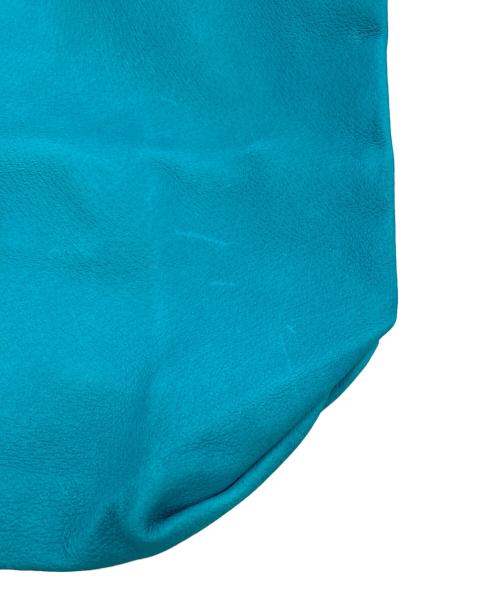 REN（レン）REN (レン) レザートートバッグ ターコイズの古着・服飾アイテム