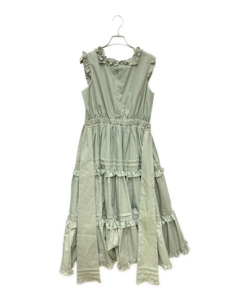 CHALMIERE（シャルミエール）CHALMIERE (シャルミエール) フリルロングジャンスカ 黄緑 サイズ:M 未使用品の古着・服飾アイテム