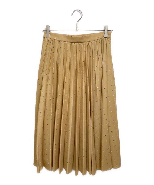 MACKINTOSH（マッキントッシュ）MACKINTOSH (マッキントッシュ) トライアングルドットプリントスカート ベージュ サイズ:38 未使用品の古着・服飾アイテム