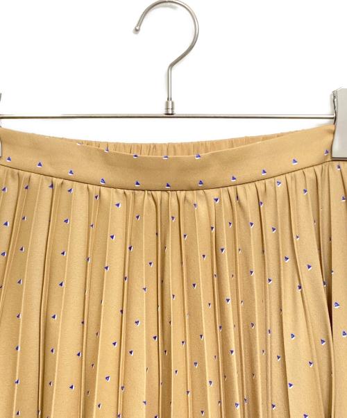 MACKINTOSH（マッキントッシュ）MACKINTOSH (マッキントッシュ) トライアングルドットプリントスカート ベージュ サイズ:38 未使用品の古着・服飾アイテム