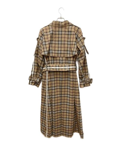 Ameri（アメリ）AMERI (アメリ) PASS CODE CHECK COAT ベージュ サイズ:Sの古着・服飾アイテム
