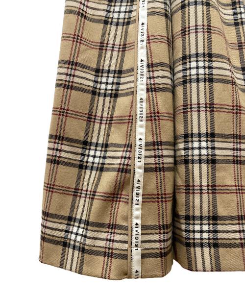 Ameri（アメリ）AMERI (アメリ) PASS CODE CHECK COAT ベージュ サイズ:Sの古着・服飾アイテム