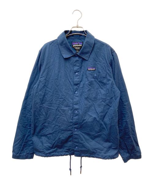 Patagonia（パタゴニア）Patagonia (パタゴニア) ライトウェイト オールウェア ヘンプ コーチズ ジャケット ネイビー サイズ:Sの古着・服飾アイテム