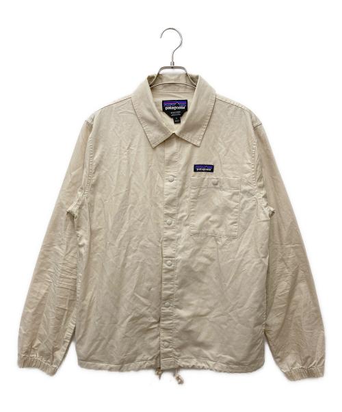 Patagonia（パタゴニア）Patagonia (パタゴニア) ライトウェイト オールウェア ヘンプ コーチズ ジャケット ベージュ サイズ:Sの古着・服飾アイテム