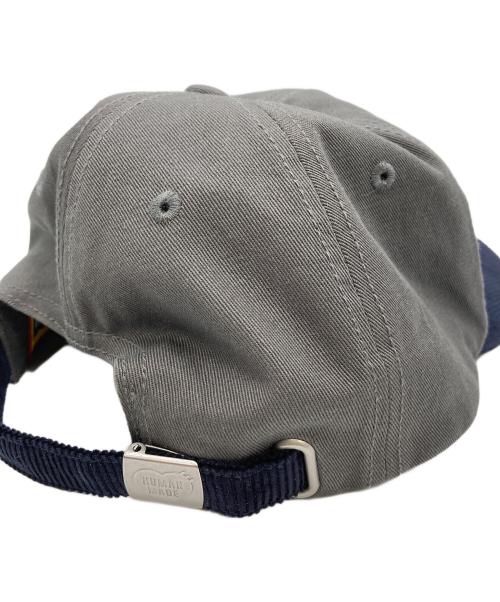 HUMAN MADE（ヒューマンメイド）HUMAN MADE (ヒューマンメイド) 6PANEL TWILL CAP グレーの古着・服飾アイテム