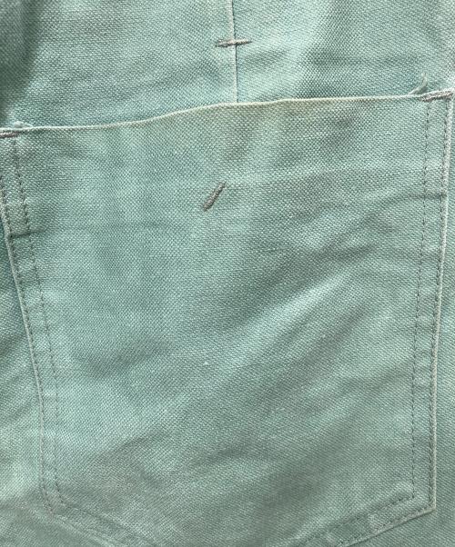 saby（サバイ）saby (サバイ) タックパンツ 黄緑 サイズ:Mの古着・服飾アイテム