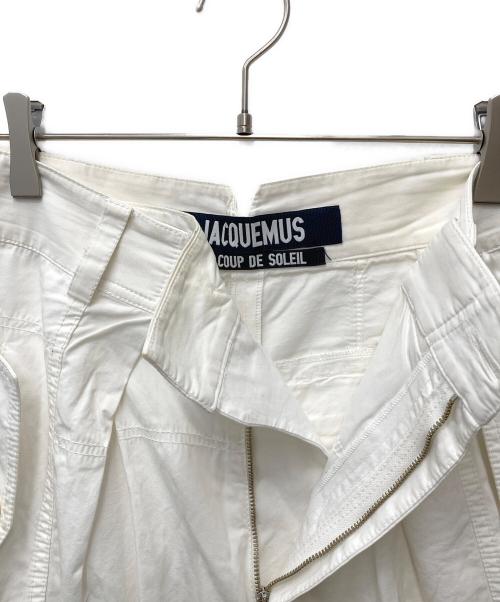 jacquemus（ジャックムス）jacquemus (ジャックムス) カーゴパンツ ホワイト サイズ:46の古着・服飾アイテム
