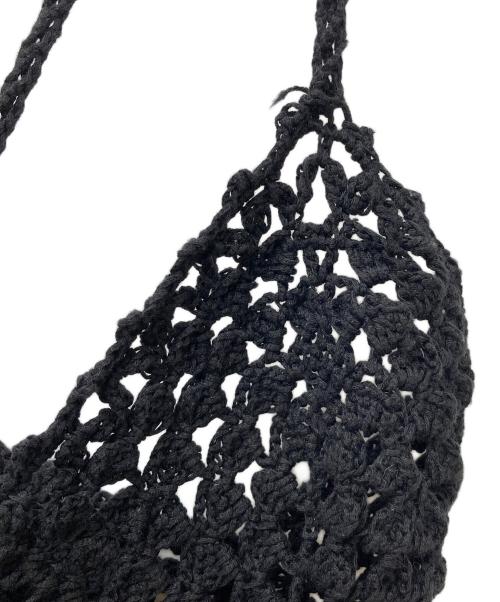 Spick and Span（スピック＆スパン）Spick and Span (スピック＆スパン) クロシェニットキャミソール ブラック サイズ:表記なしの古着・服飾アイテム