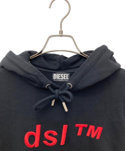 DIESEL（ディーゼル）DIESEL (ディーゼル) パーカー ブラック サイズ:Sの古着・服飾アイテム