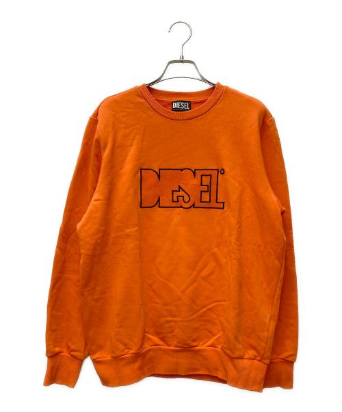 DIESEL（ディーゼル）DIESEL (ディーゼル) スウェット オレンジ サイズ:Sの古着・服飾アイテム